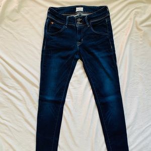Jbrand skinny jeans with zipper detail